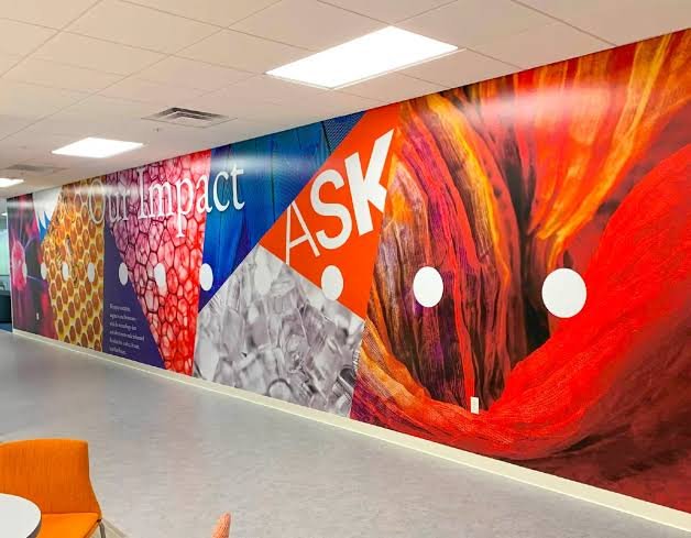 Indoor wall graphics