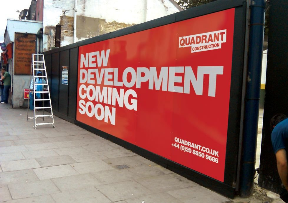 Hoarding Signage
