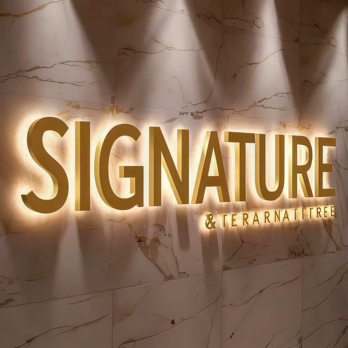 3D Illuminated Letters