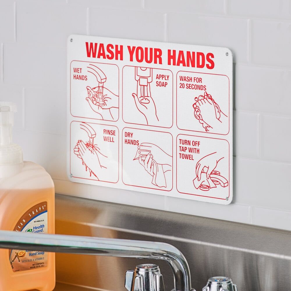 Hygiene and Safety Signs