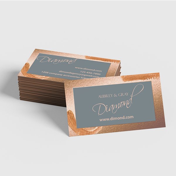 Ultra Thick Suede Business Cards
