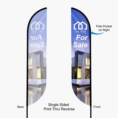 Feather Convex Flag gallery image