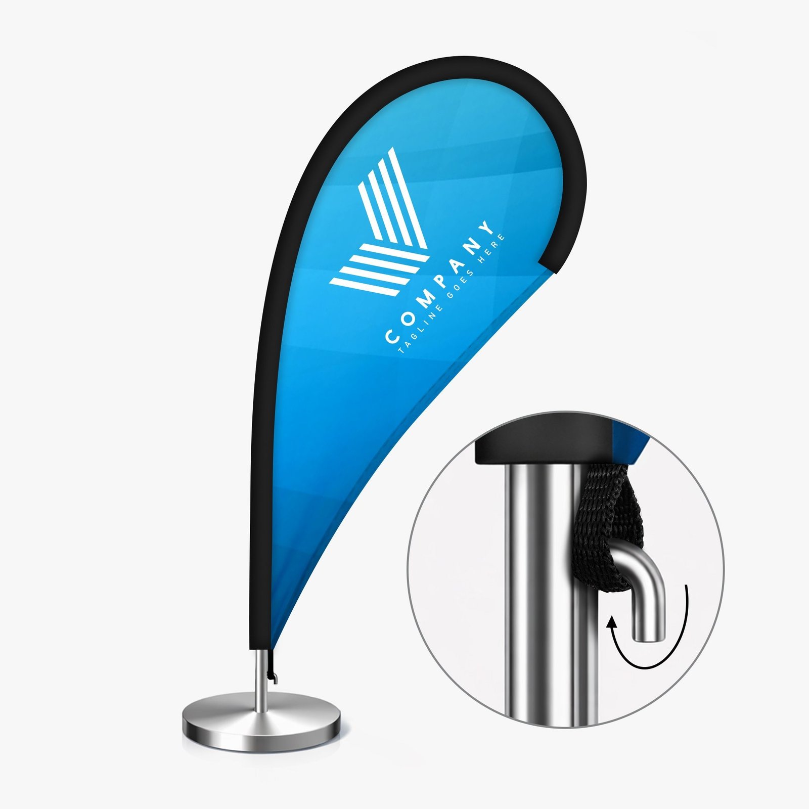 Desktop Teardrop Flag gallery image