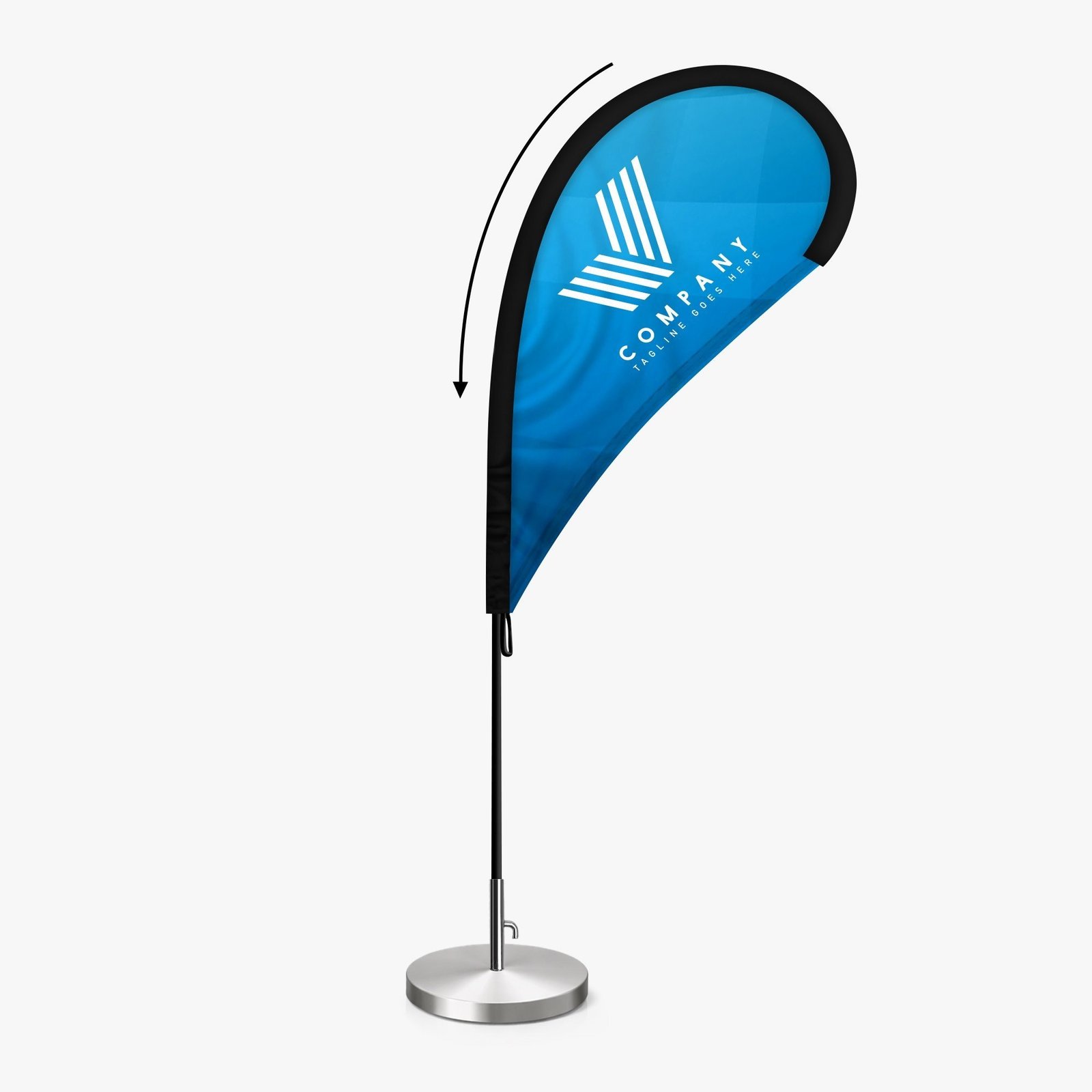 Desktop Teardrop Flag